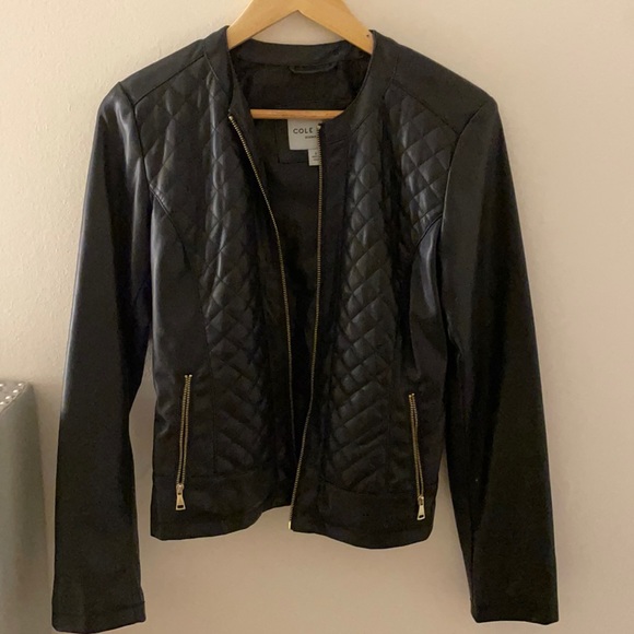 Cole Haan Jackets & Blazers - Small Black Cole Haan Signature Leather Jacket